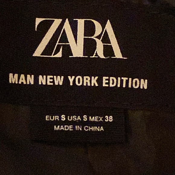NWOT. Zara Man Limited Edition Shiny Oversized Coat. Size S. - Picture 9 of 15